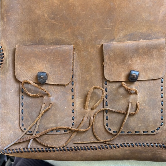 Brown Leather Shoulder bag - Picture 3 of 4